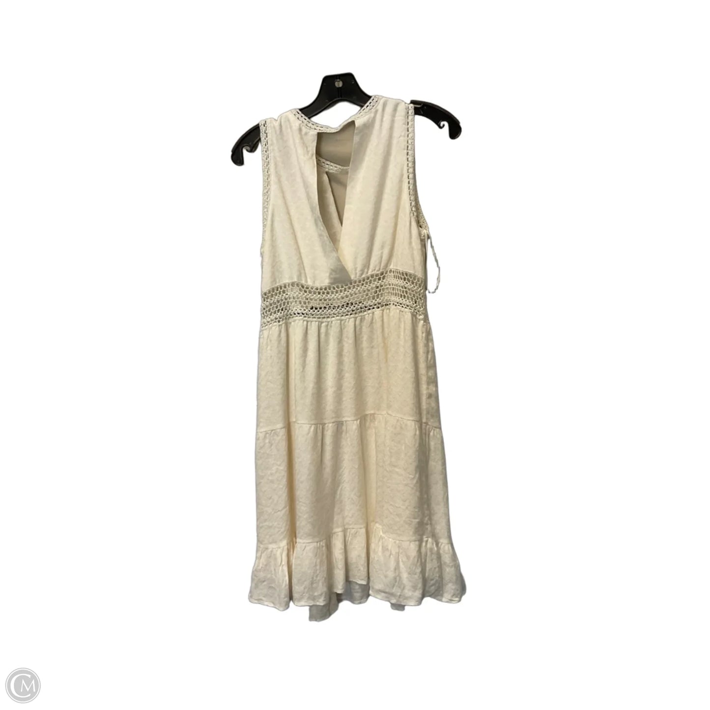 Dress Casual Short By Chelsea And Violet In Cream, Size: M
