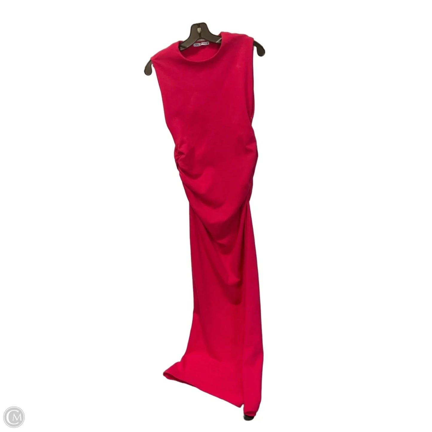 Dress Casual Maxi By Zara In Polkadot Pattern, Size: M