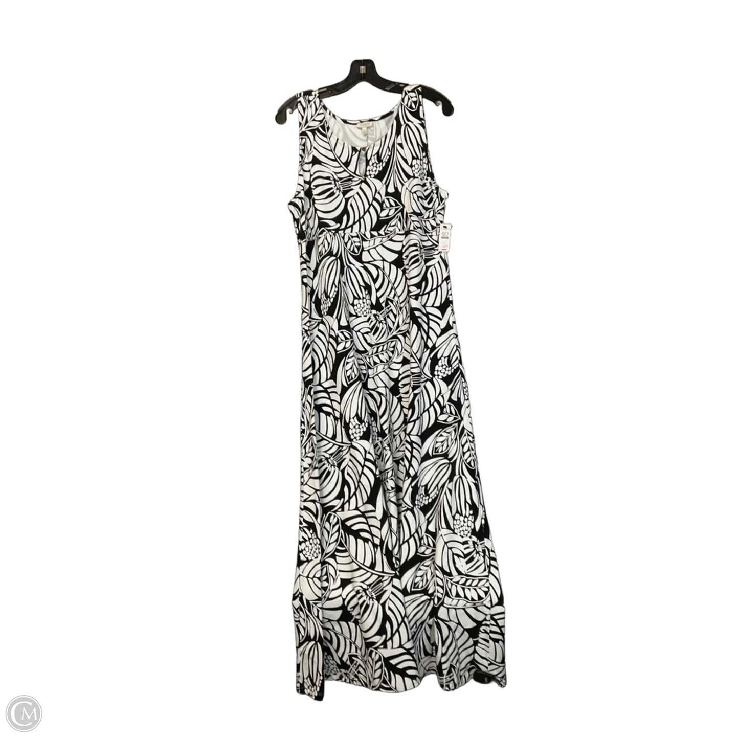 Dress Casual Maxi By Talbots In White, Size: L