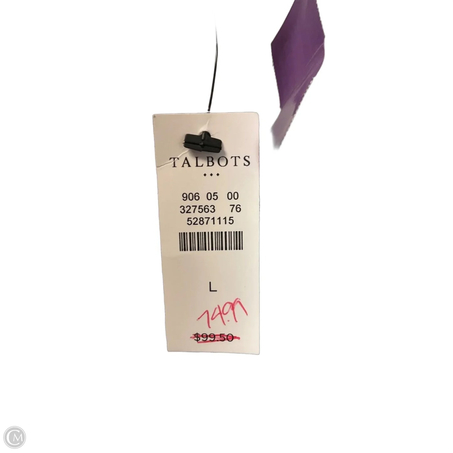 Dress Casual Maxi By Talbots In White, Size: L