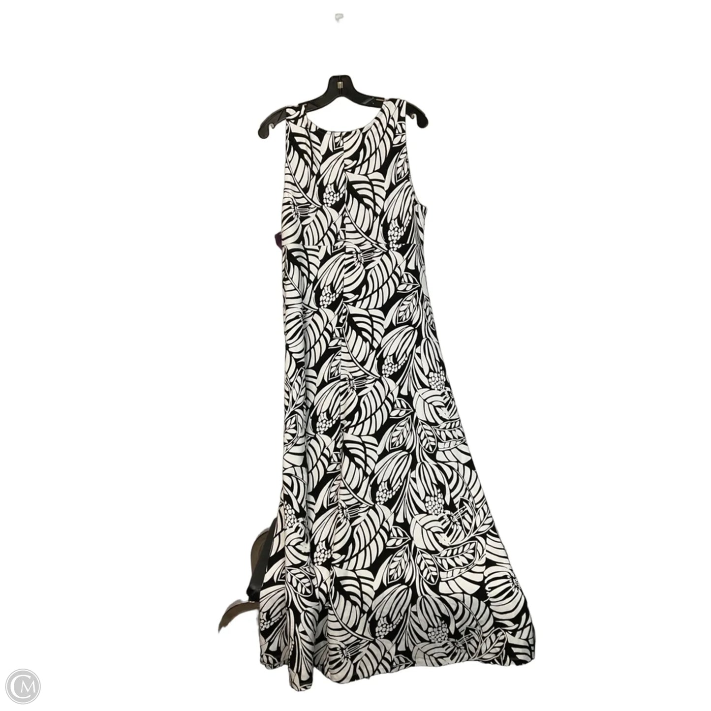 Dress Casual Maxi By Talbots In White, Size: L