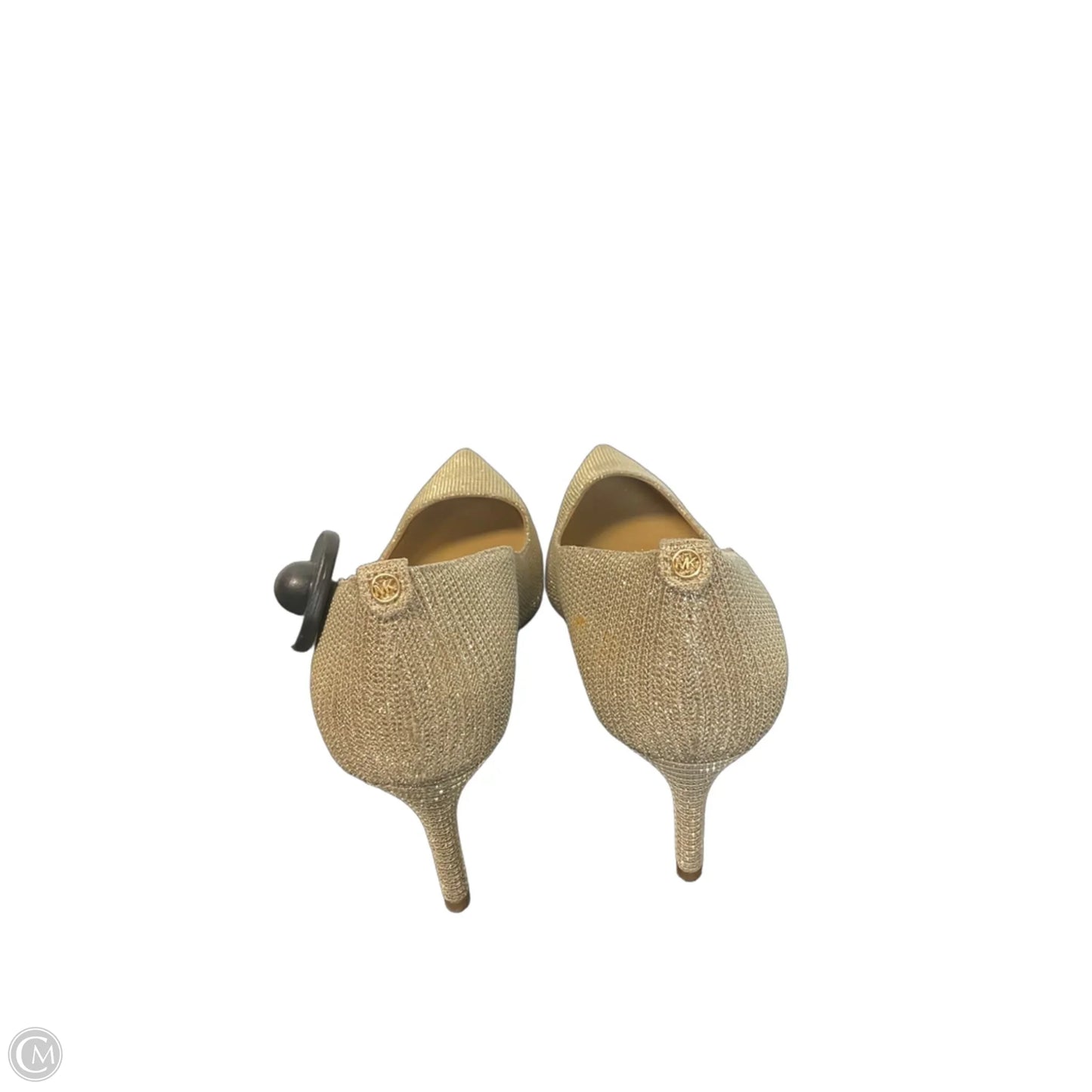 Shoes Designer By Michael Kors In Gold, Size: 9.5