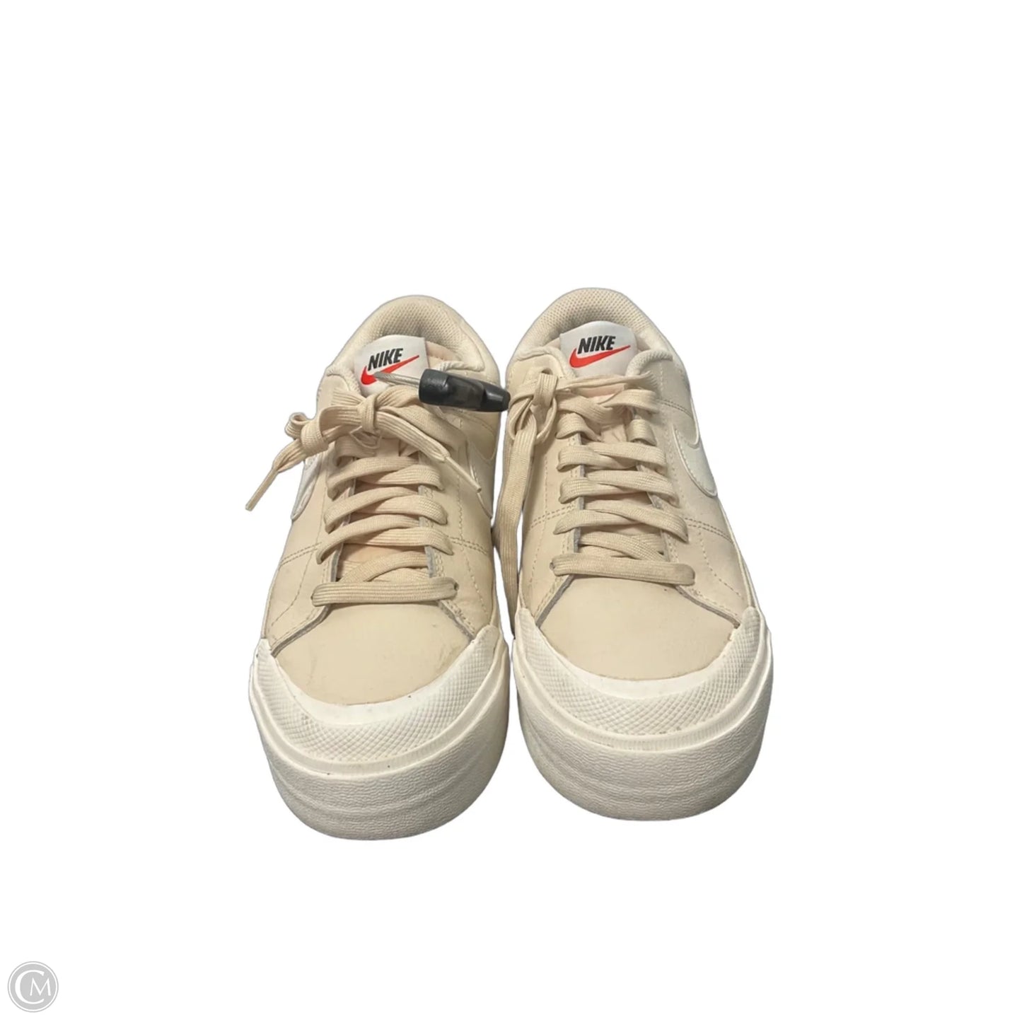 Shoes Athletic By Nike In Cream, Size: 8