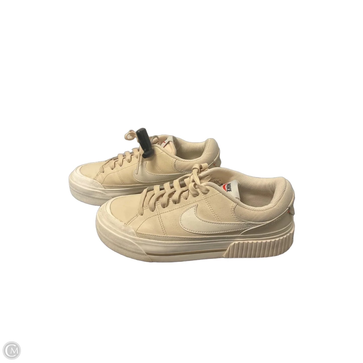 Shoes Athletic By Nike In Cream, Size: 8