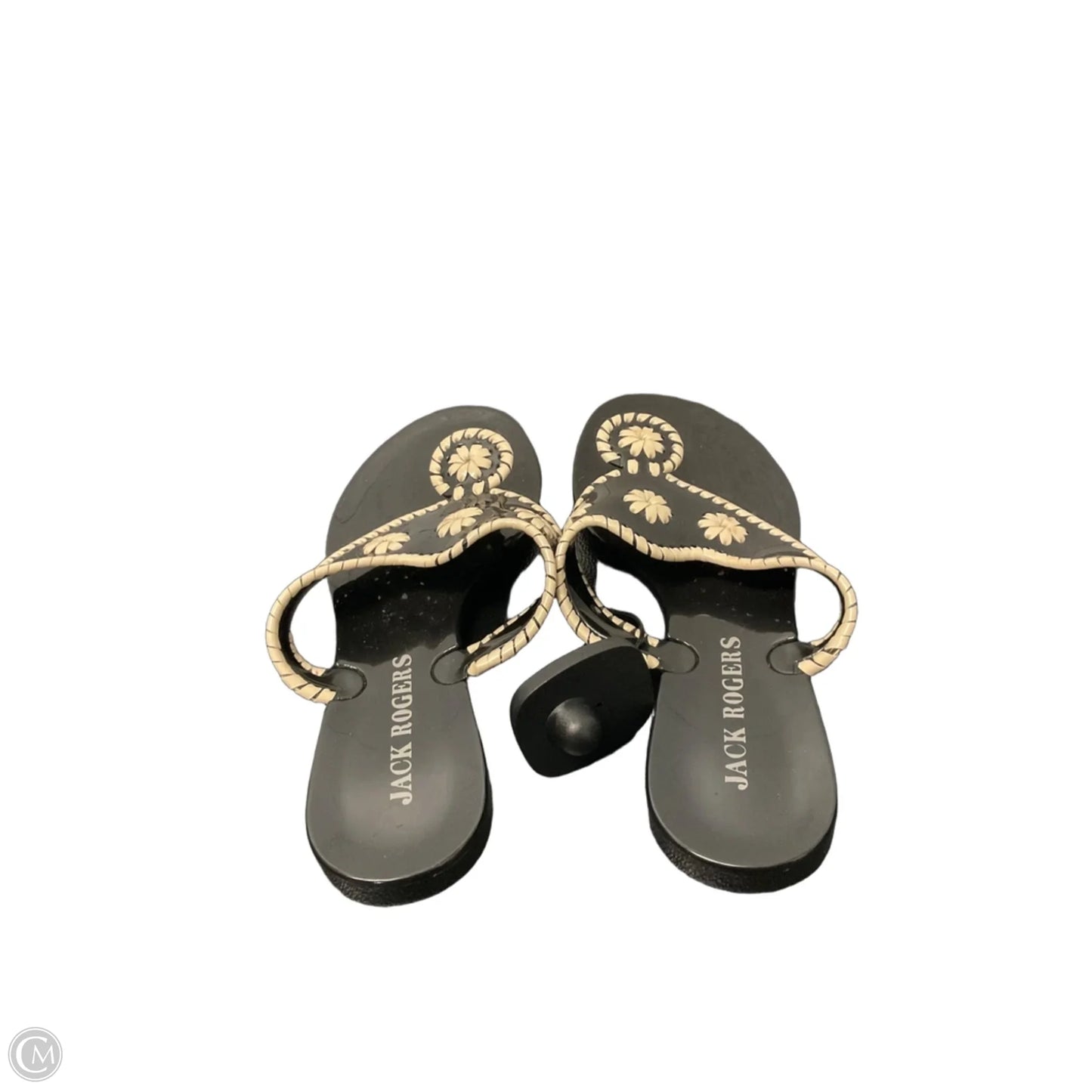 Sandals Flip Flops By Jack Rogers In Black, Size: 6