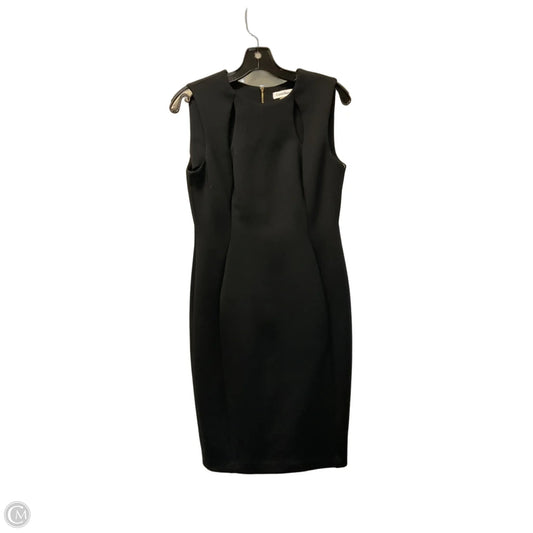 Dress Work By Calvin Klein In Black, Size: 6