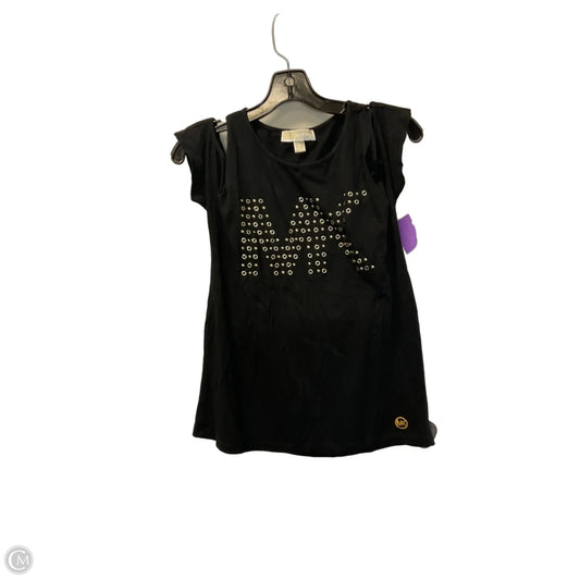 Top Short Sleeve By Michael By Michael Kors In Black, Size: S