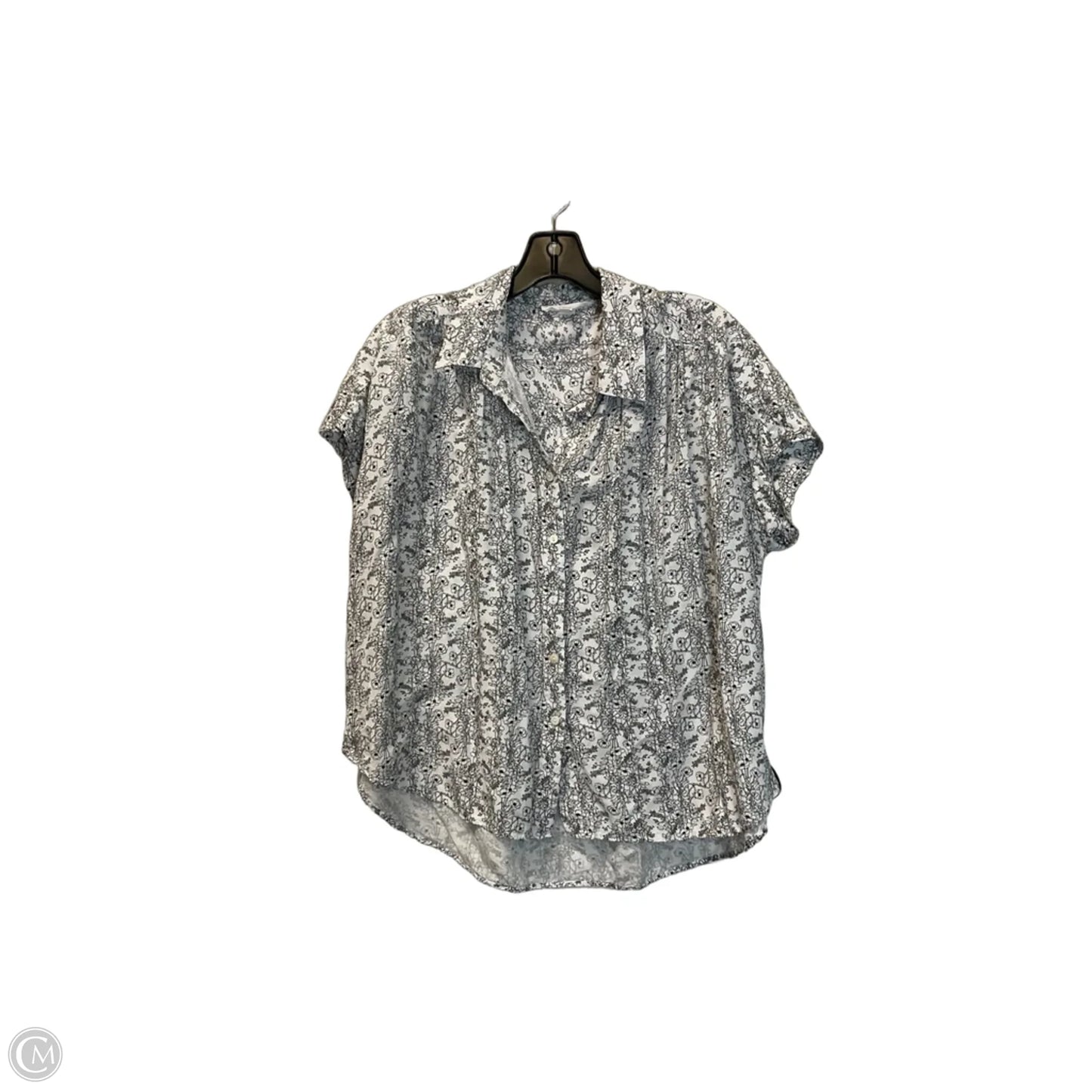 Top Short Sleeve Basic By Jane And Delancey In White, Size: Xl