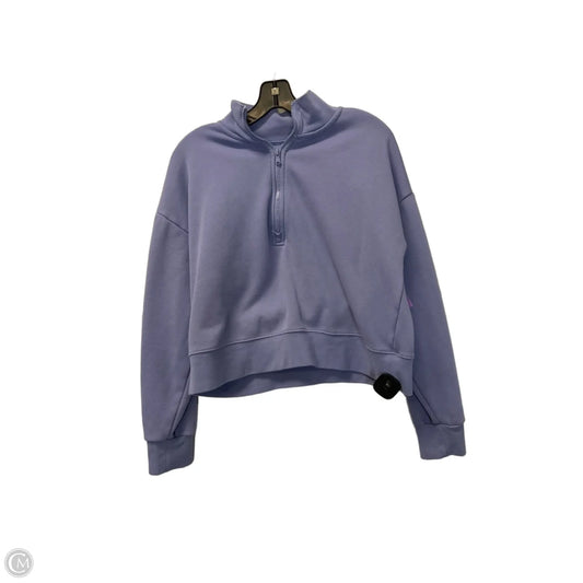 Sweatshirt Collar By Fabletics In Purple, Size: M