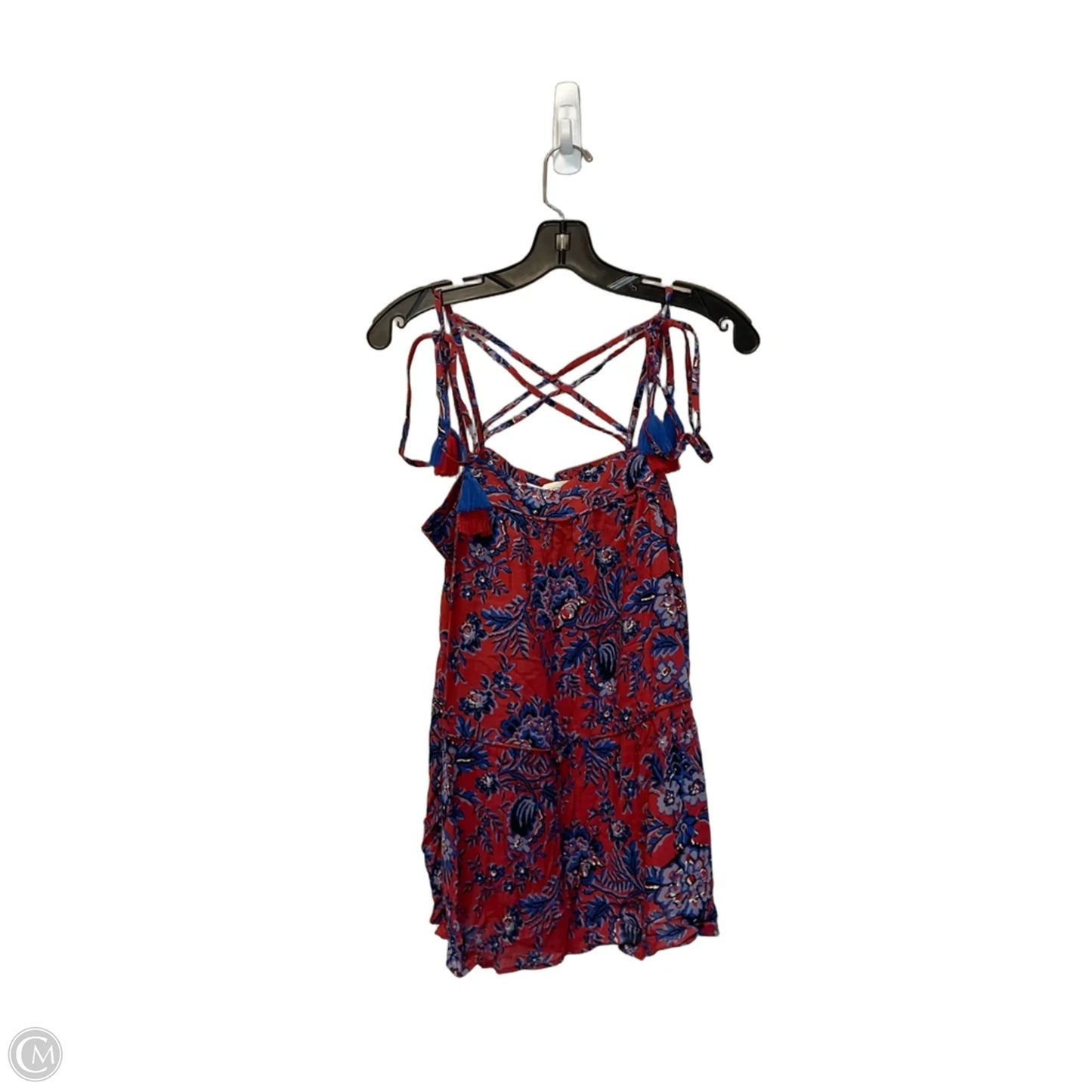 Top Sleeveless By Loft In Red, Size: S