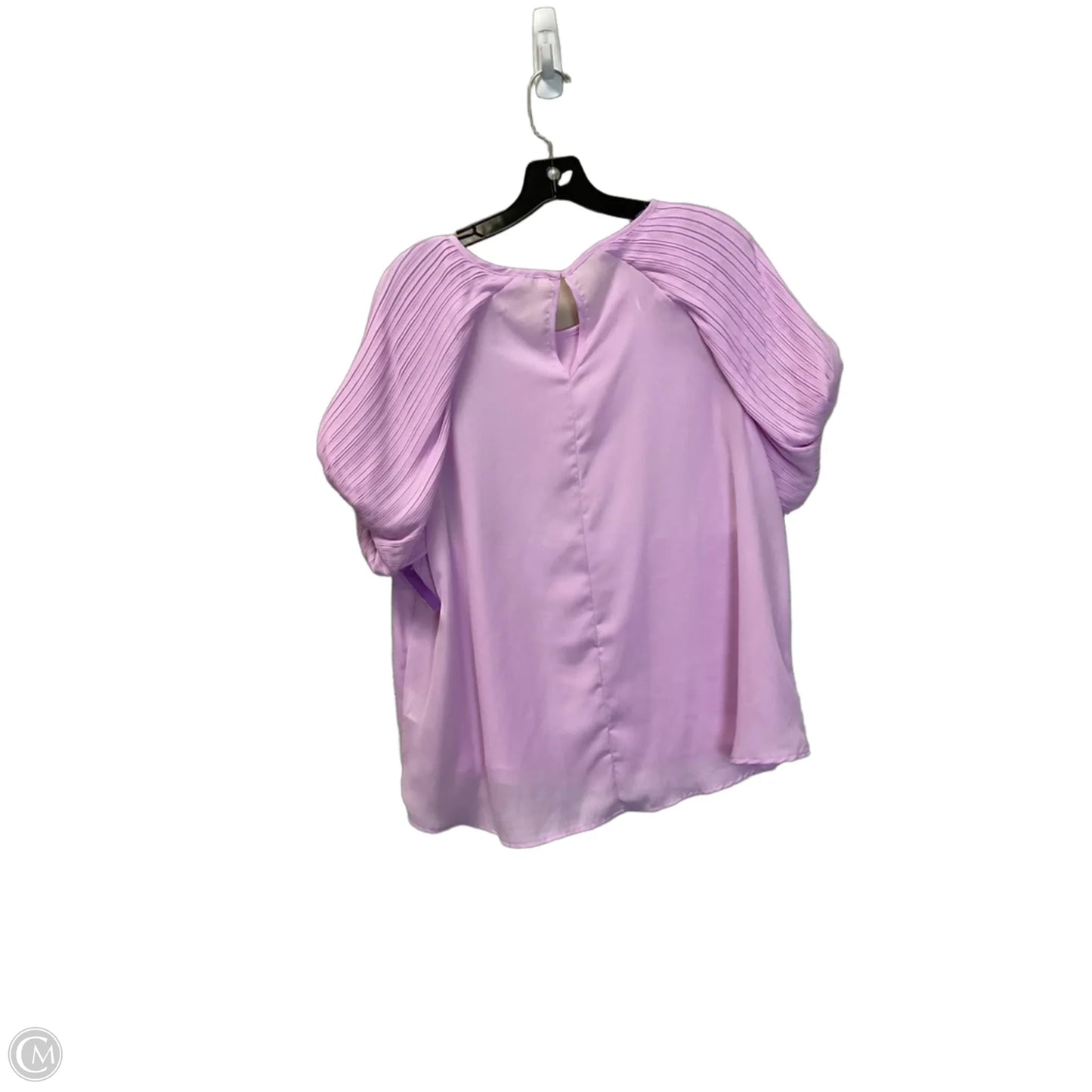 Top Short Sleeve Basic By Umgee In Purple, Size: M