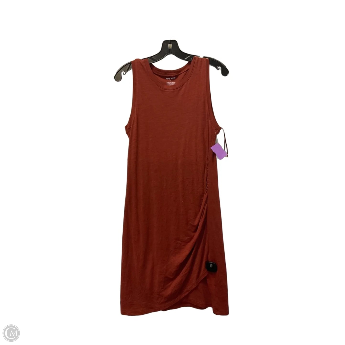 Dress Casual Maxi By Nine West Apparel In Orange, Size: L