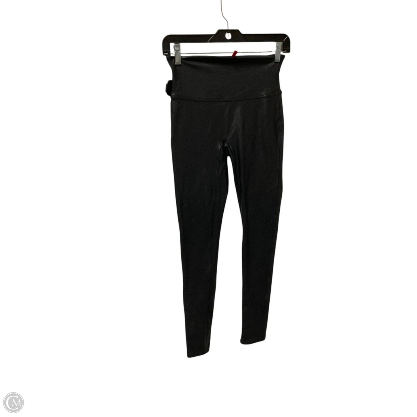 Athletic Leggings By Spanx In Black, Size: M
