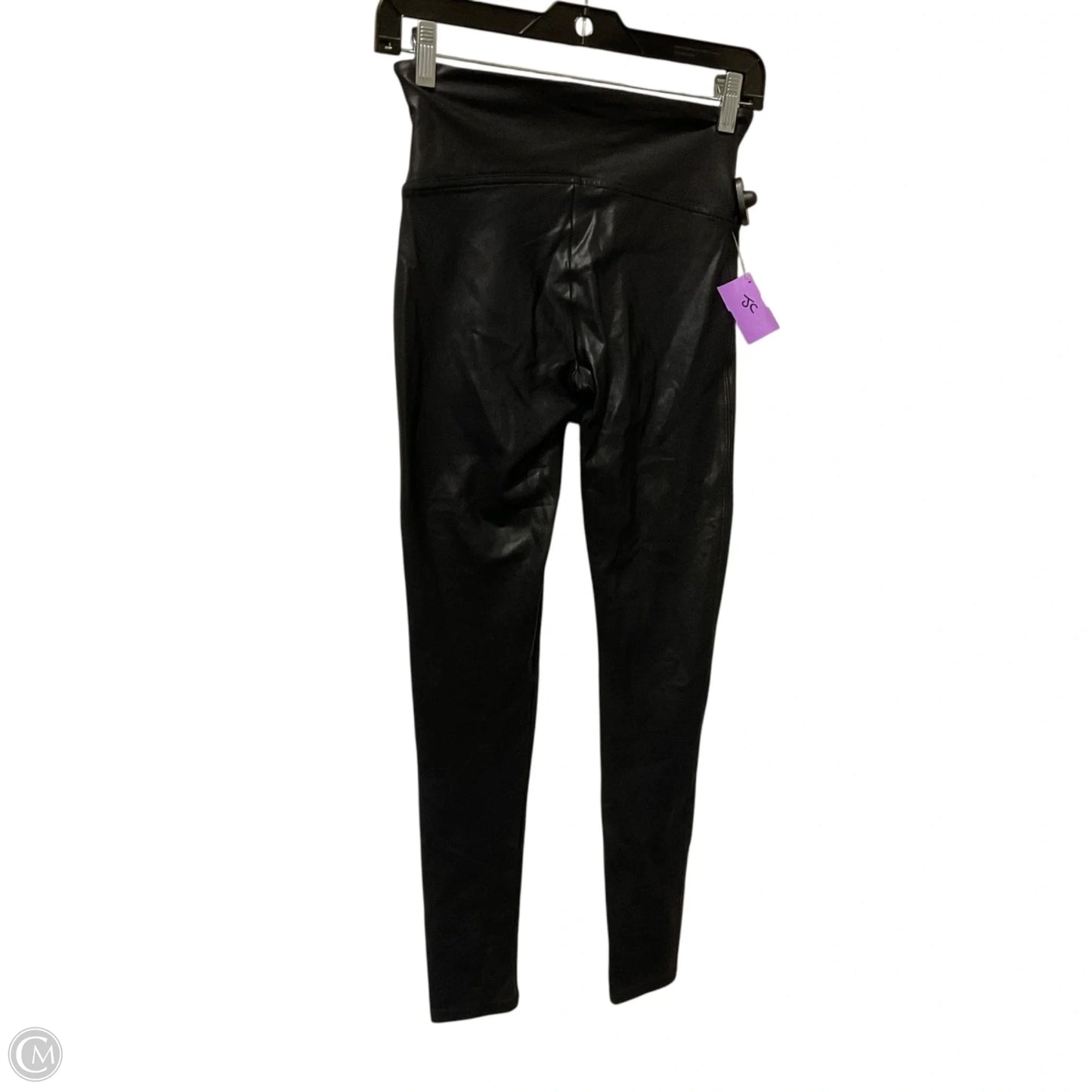 Athletic Leggings By Spanx In Black, Size: M