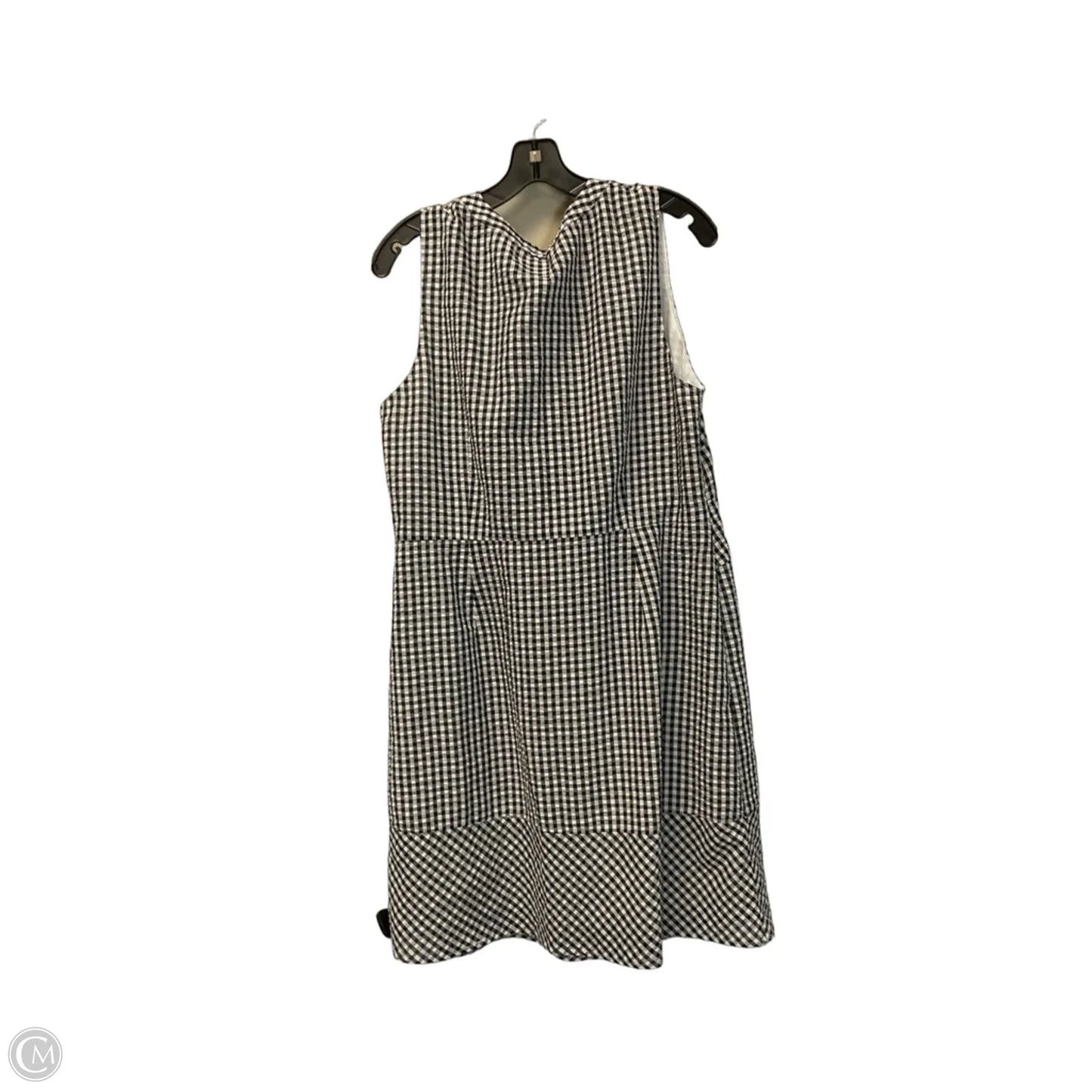 Dress Casual Midi By Vineyard Vines In Black & White, Size: 16