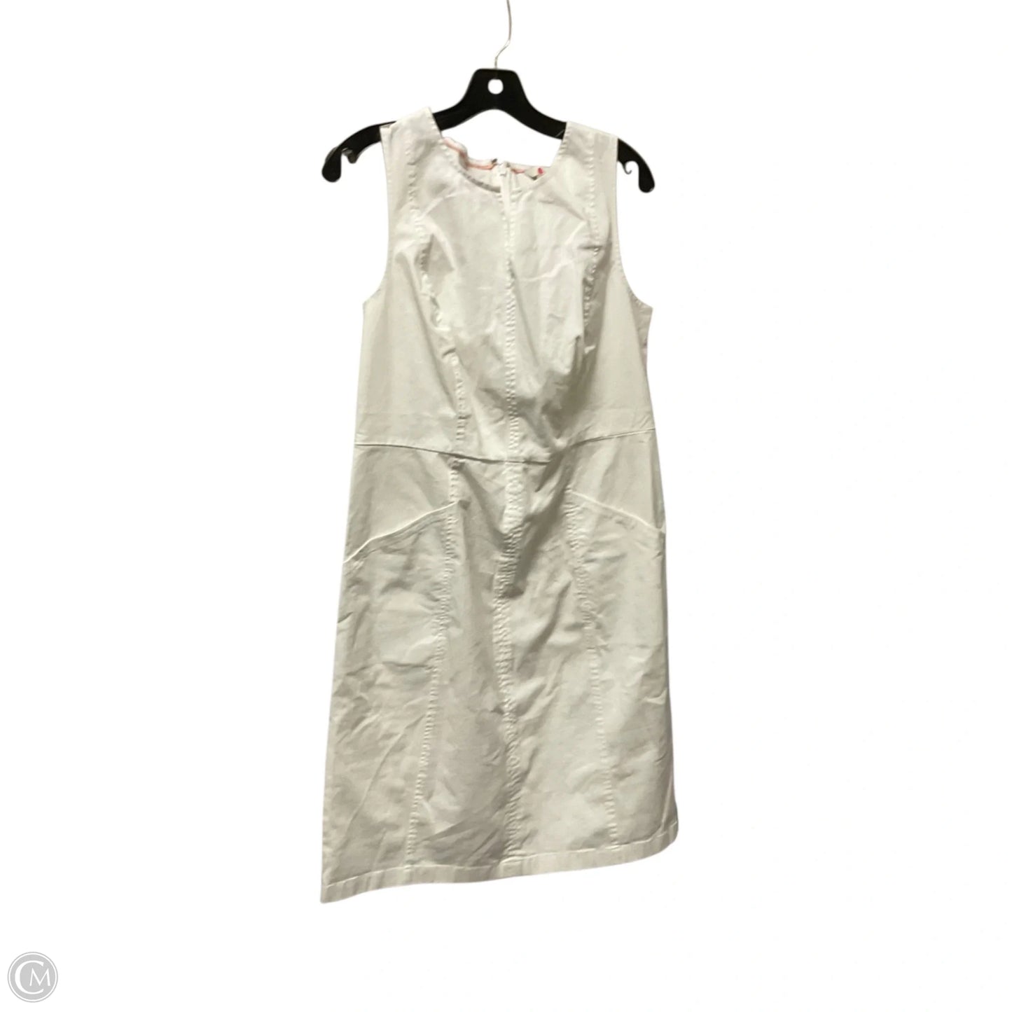 Dress Casual Midi By Boden In White, Size: 12