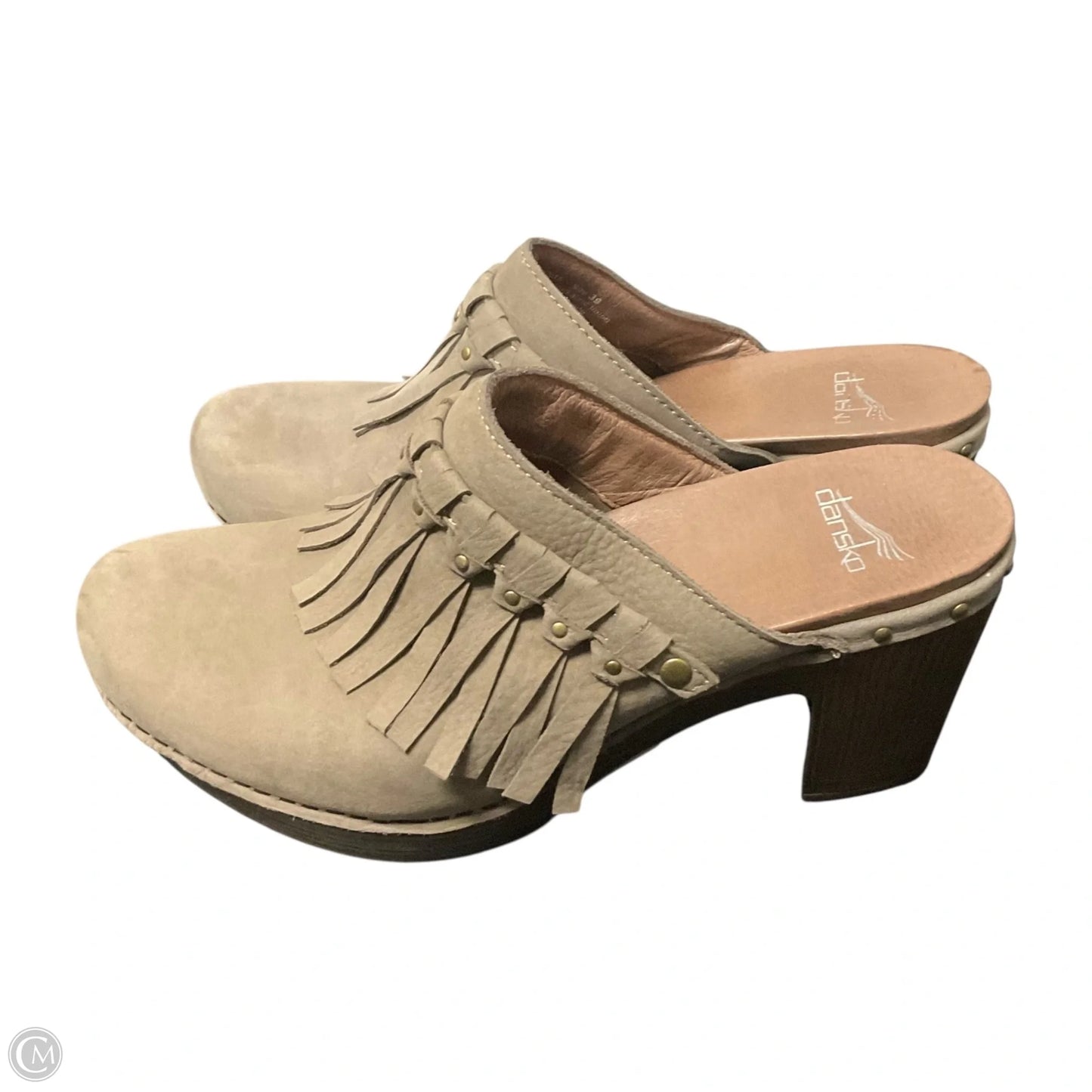 Shoes Heels Block By Dansko In Tan, Size: 8.5