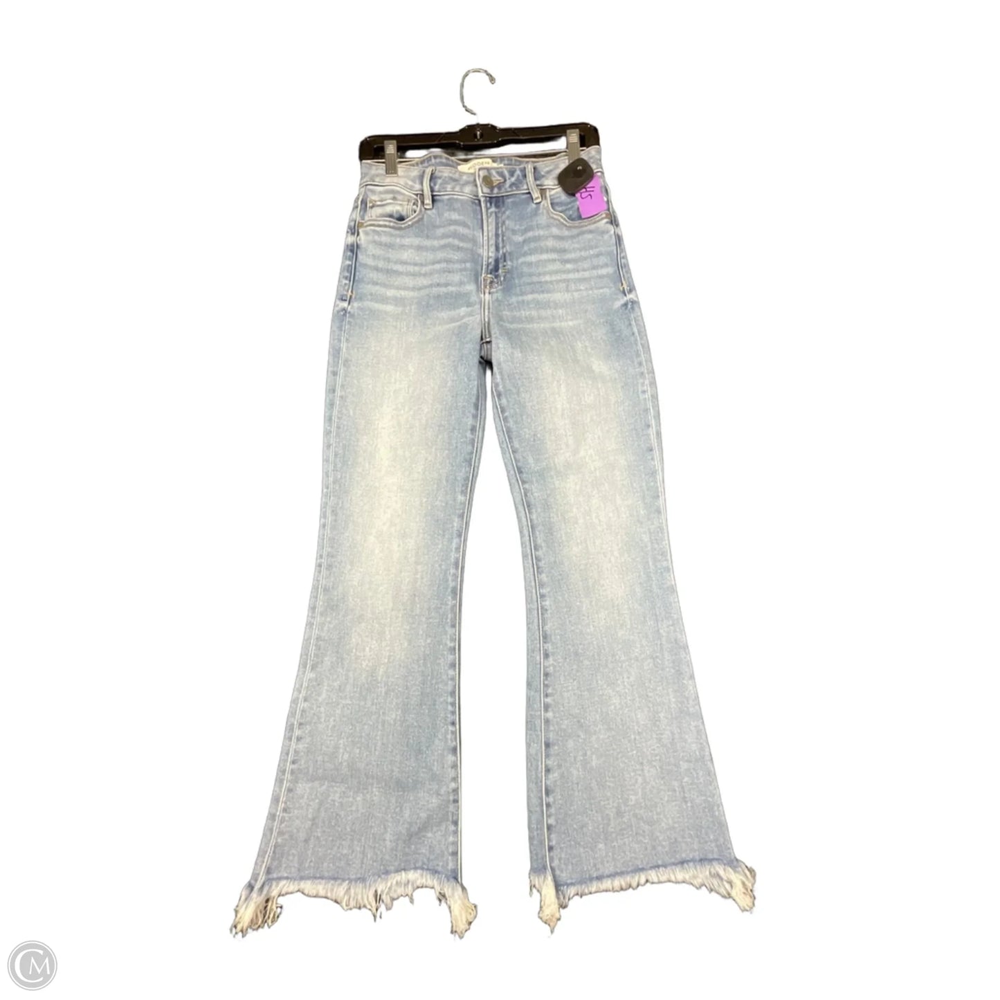 Jeans Flared By Hidden In Blue Denim, Size: 4