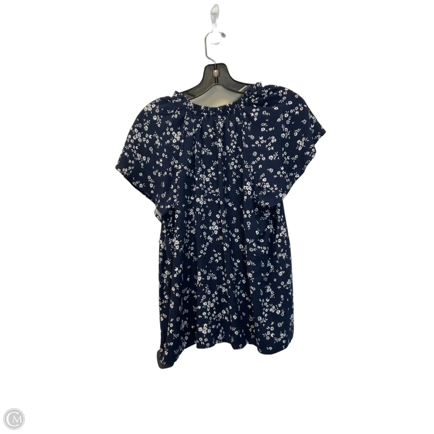 Top Sleeveless By Gap In Blue, Size: L