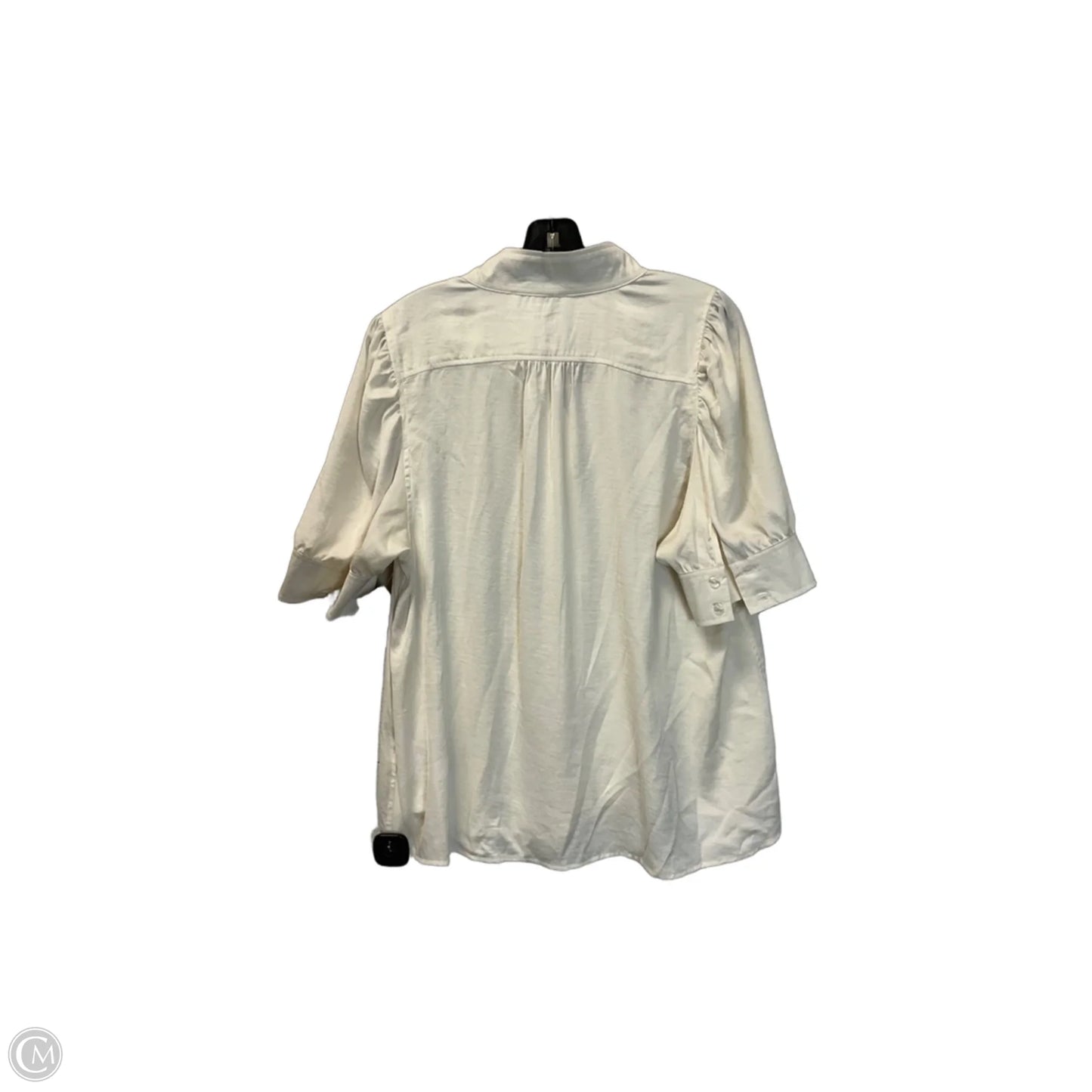 Top Short Sleeve Basic By Dkny In Yellow, Size: Xl