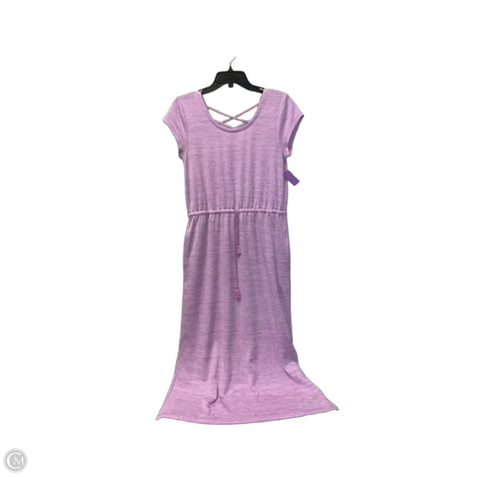 Dress Casual Maxi By Talbots In Purple, Size: Mp