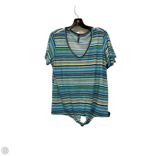 Top Short Sleeve By Clothes Mentor In Multi-colored, Size: L