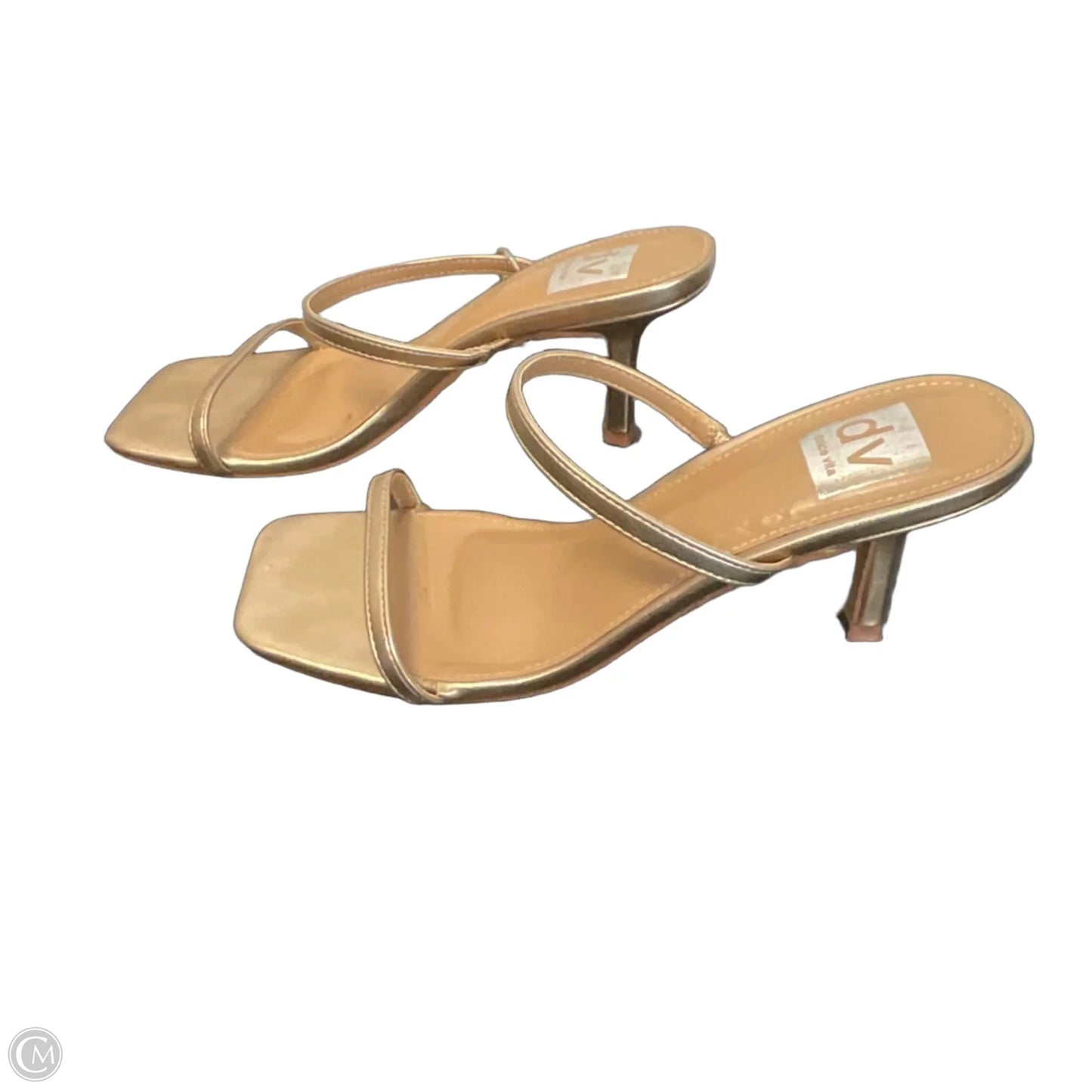 Sandals Heels Stiletto By Dolce Vita In Bronze, Size: 8