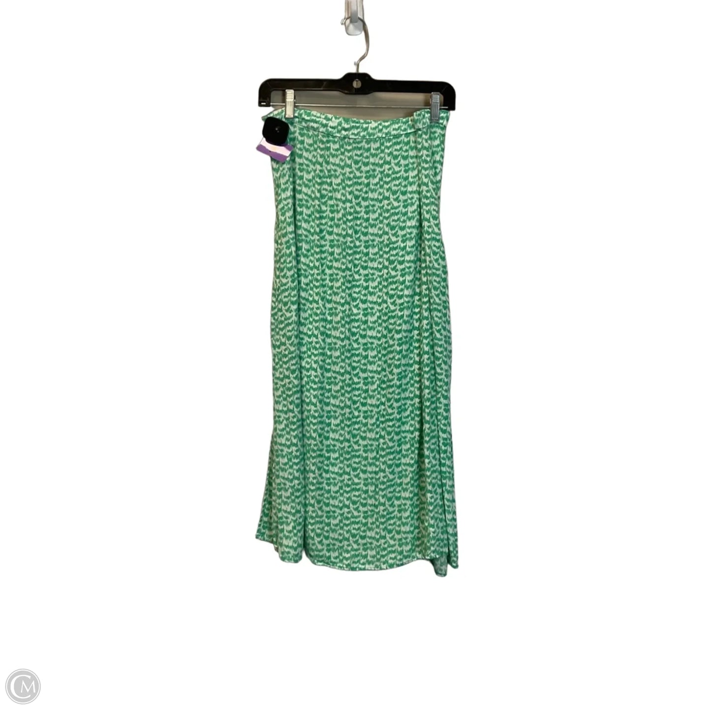 Skirt Maxi By H&m In Green, Size: 12
