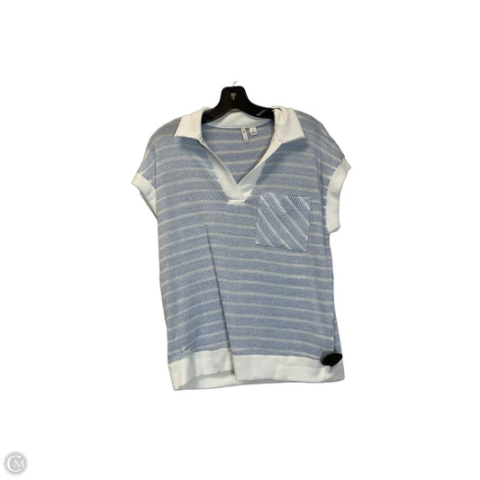 Top Short Sleeve By Cato In Blue, Size: S