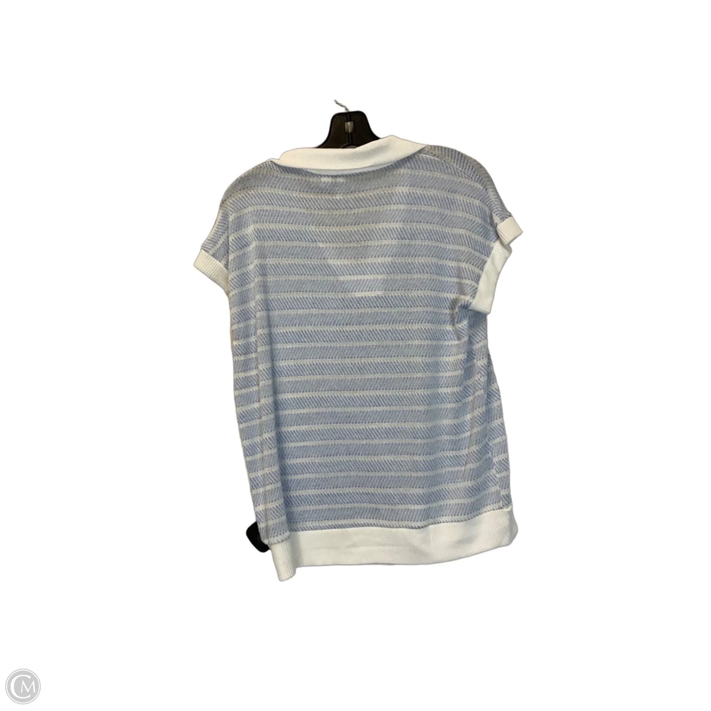 Top Short Sleeve By Cato In Blue, Size: S