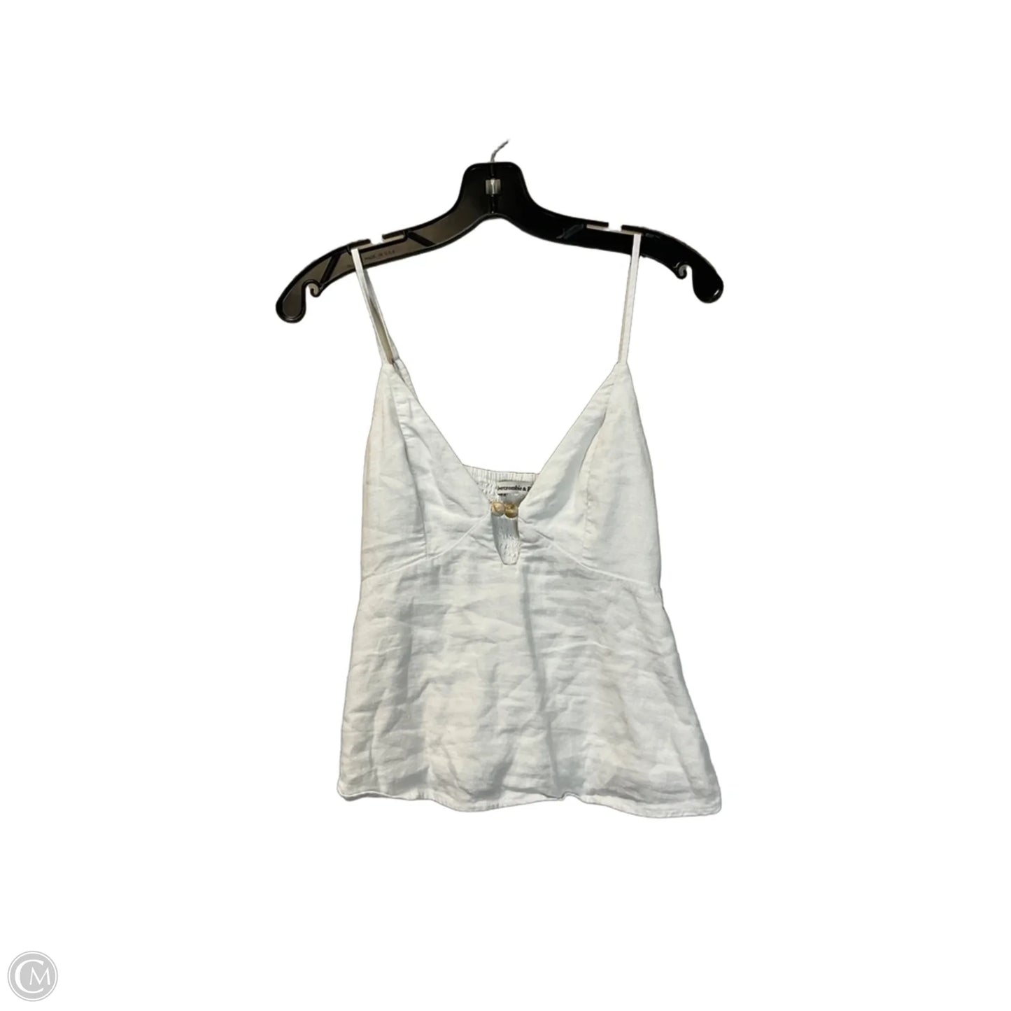 Top Sleeveless By Abercrombie And Fitch In White, Size: S