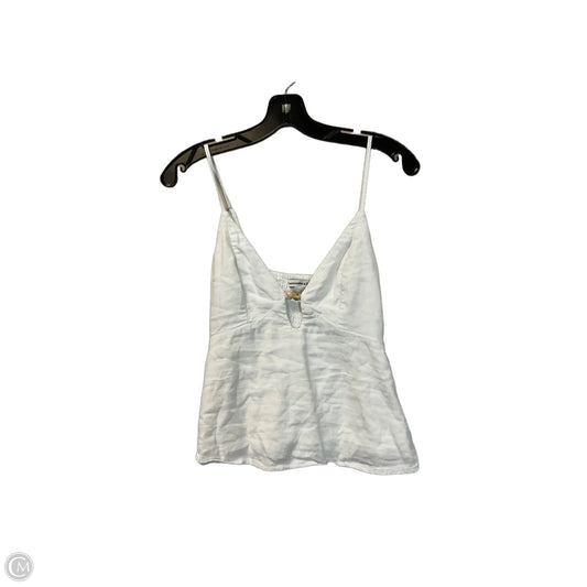 Top Sleeveless By Abercrombie And Fitch In White, Size: S