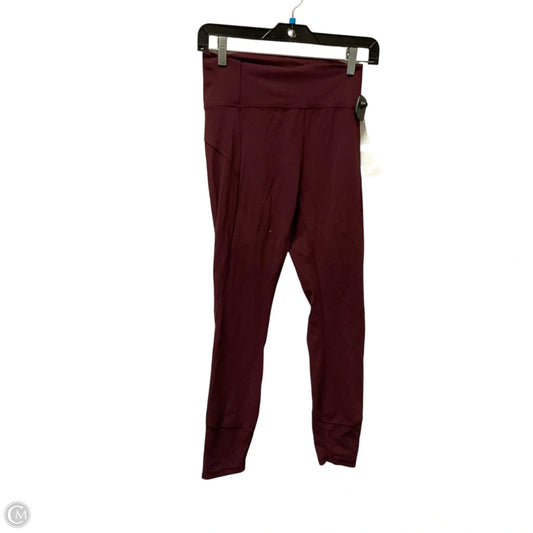 Athletic Leggings By Lululemon In Red, Size: 6