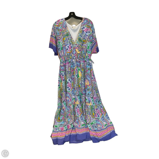 Dress Casual Maxi By Cato In Multi-colored, Size: L