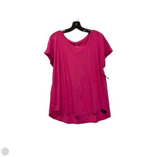 Top Short Sleeve Basic By Cato In Pink, Size: Xl