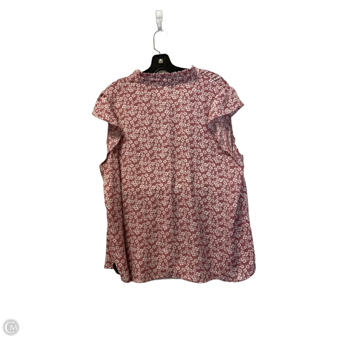 Top Short Sleeve By Sweet Rain In Floral Print, Size: 2x