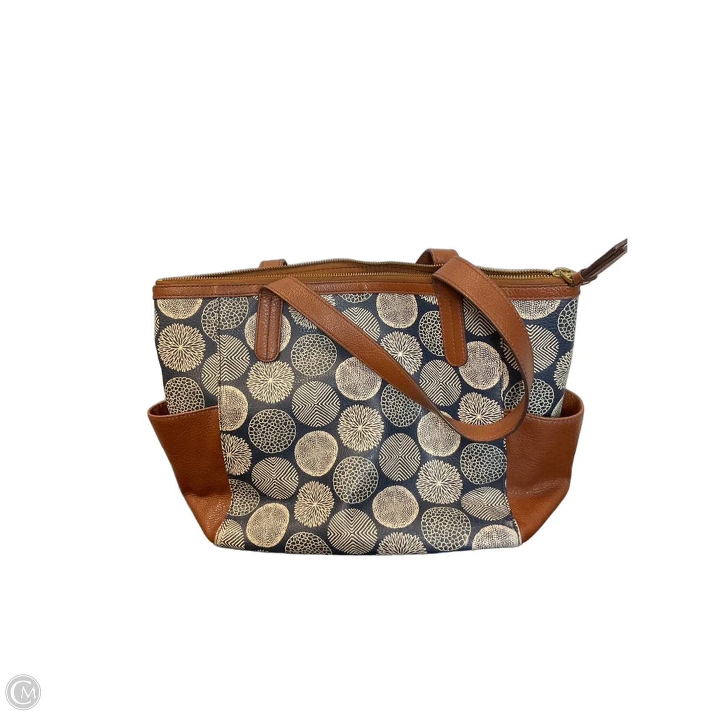 Handbag By Fossil, Size: Medium