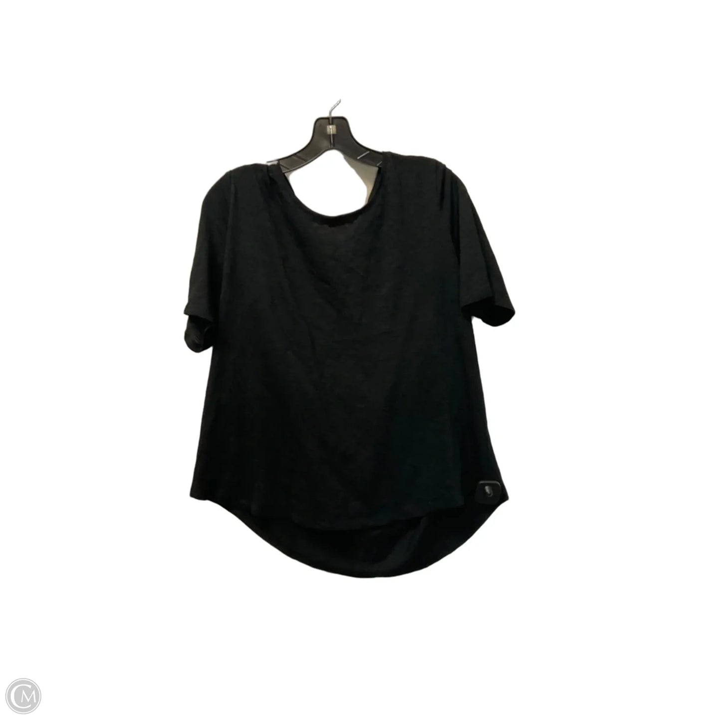Top Short Sleeve Basic By Chicos In Black, Size: M