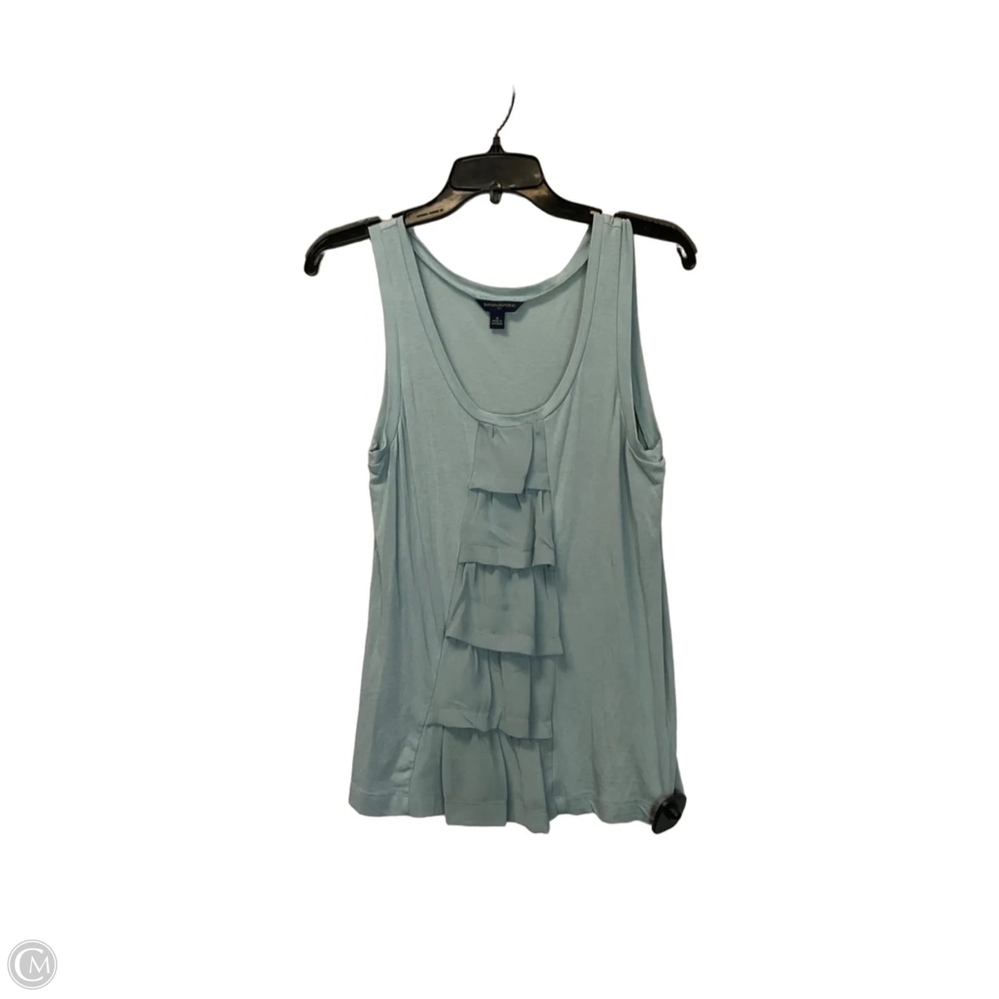 Top Sleeveless By Banana Republic In Green, Size: M