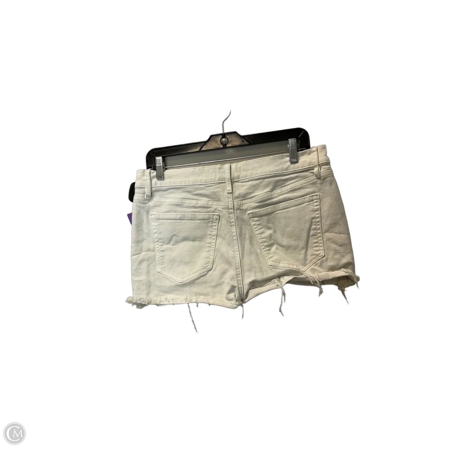 Shorts By Loft In White Denim, Size: 6