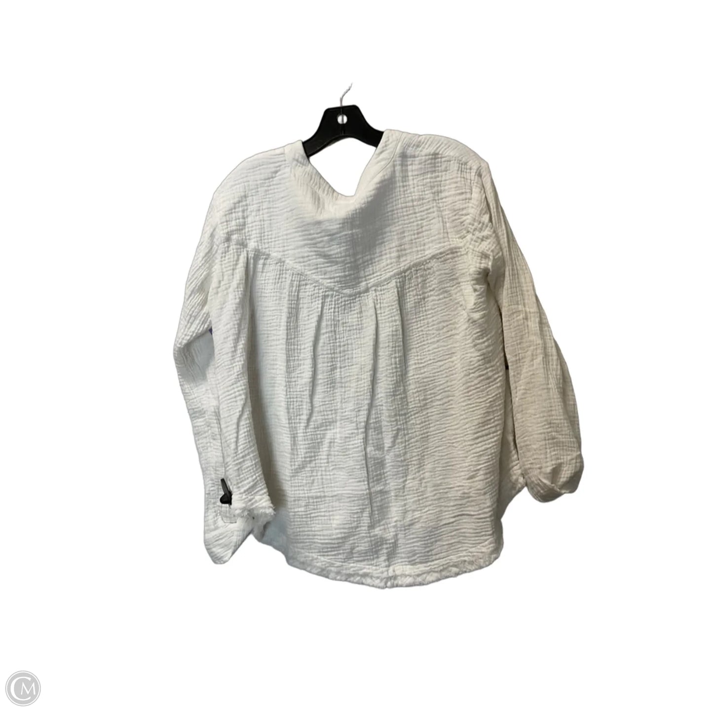 Top Long Sleeve By Free People In White, Size: S