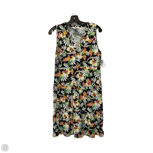 Dress Casual Short By White House Black Market In Tropical Print, Size: S
