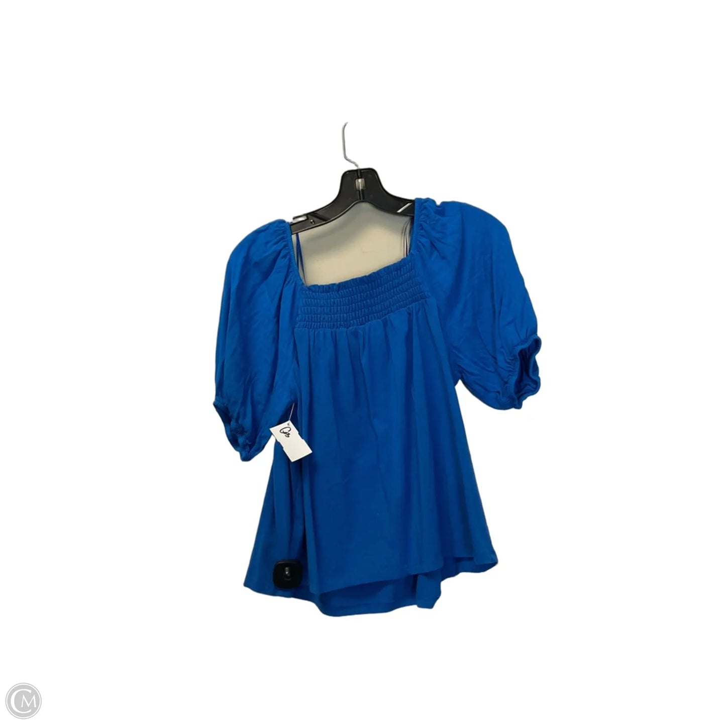 Top Short Sleeve By Cupio In Blue, Size: M