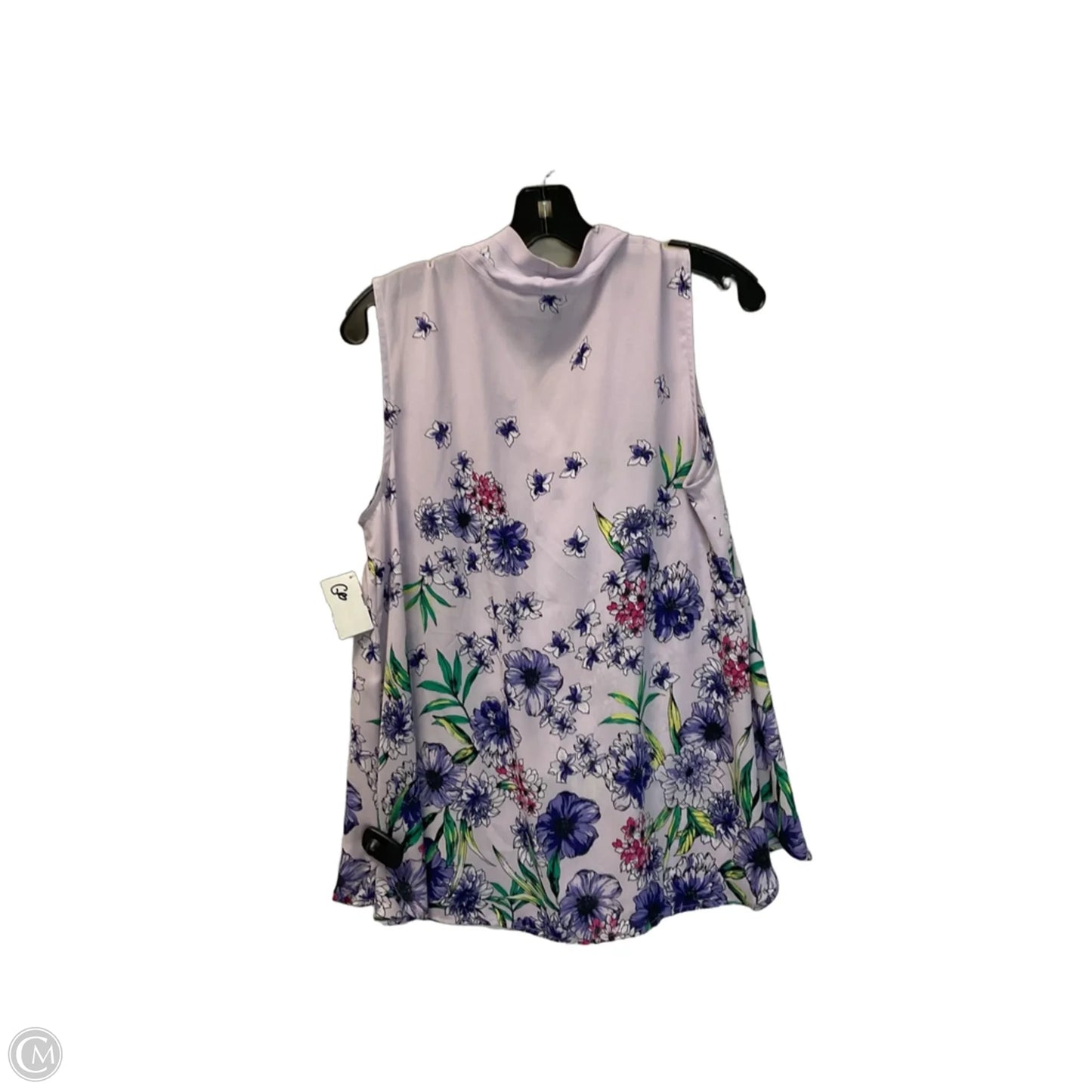 Top Sleeveless By Liz Claiborne In Purple, Size: M