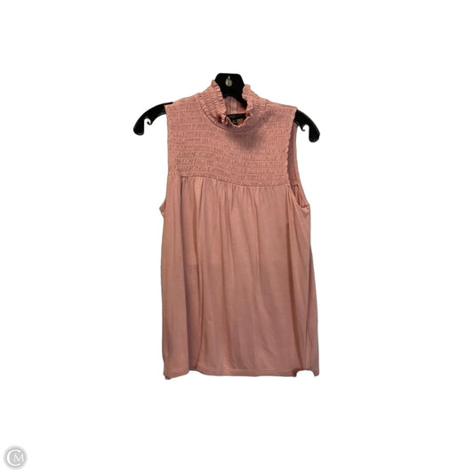 Top Sleeveless By Banana Republic In Pink, Size: Sp
