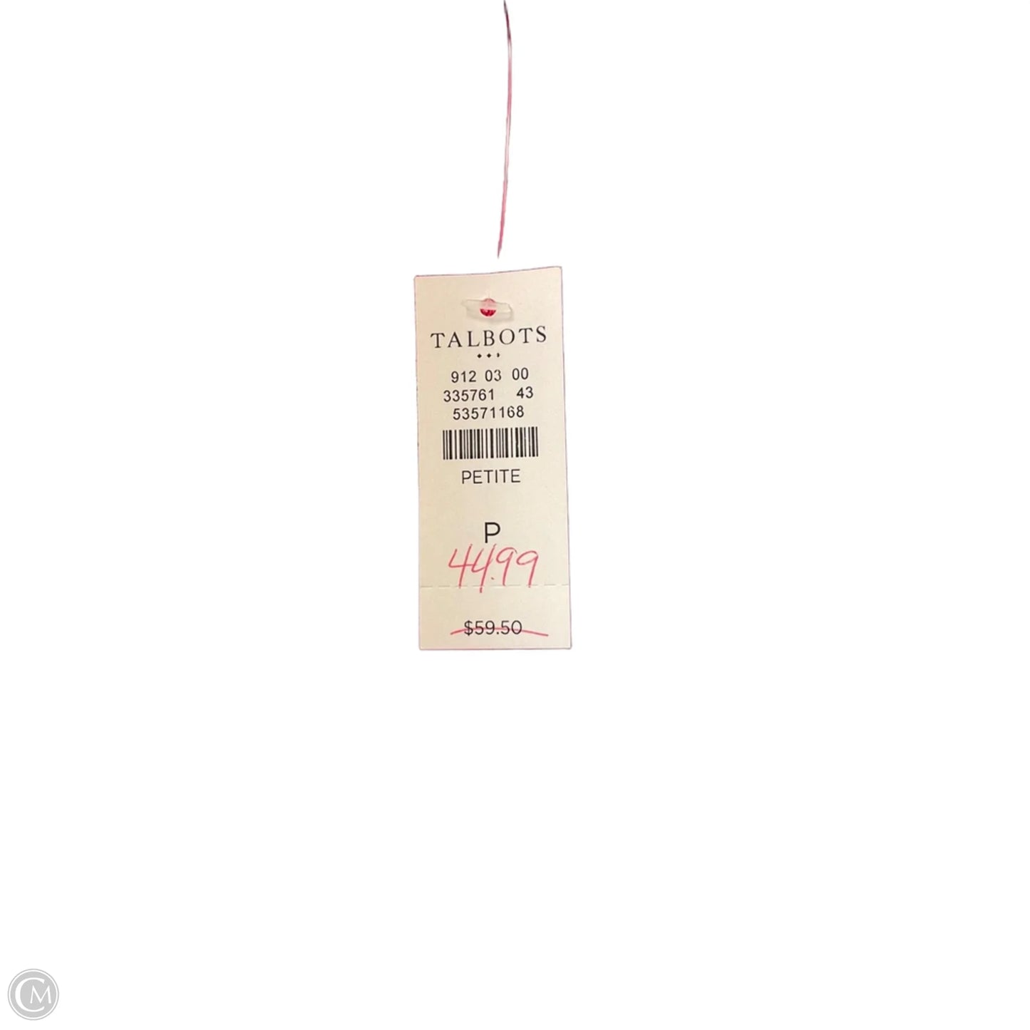 Sweater Short Sleeve By Talbots In Pink, Size: Sp