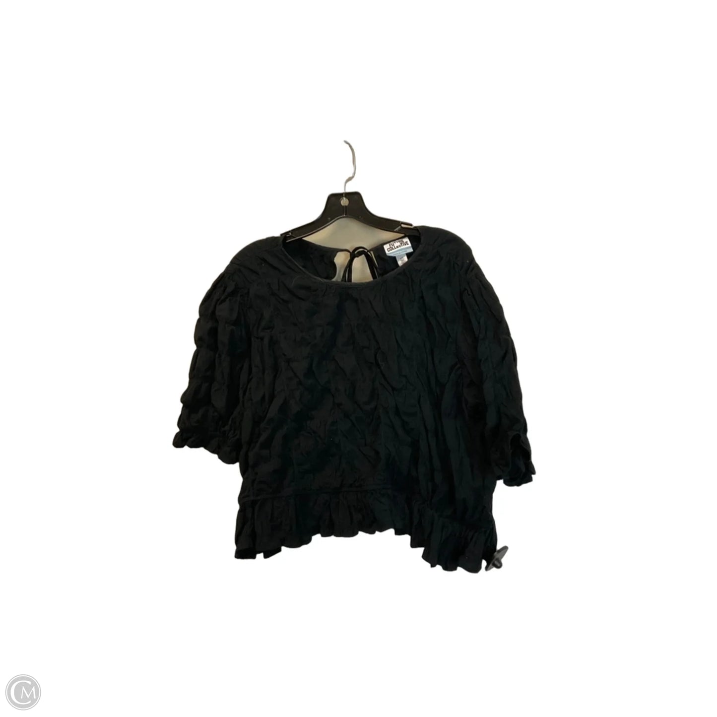 Top Short Sleeve By Future Collective In Black, Size: Xxl