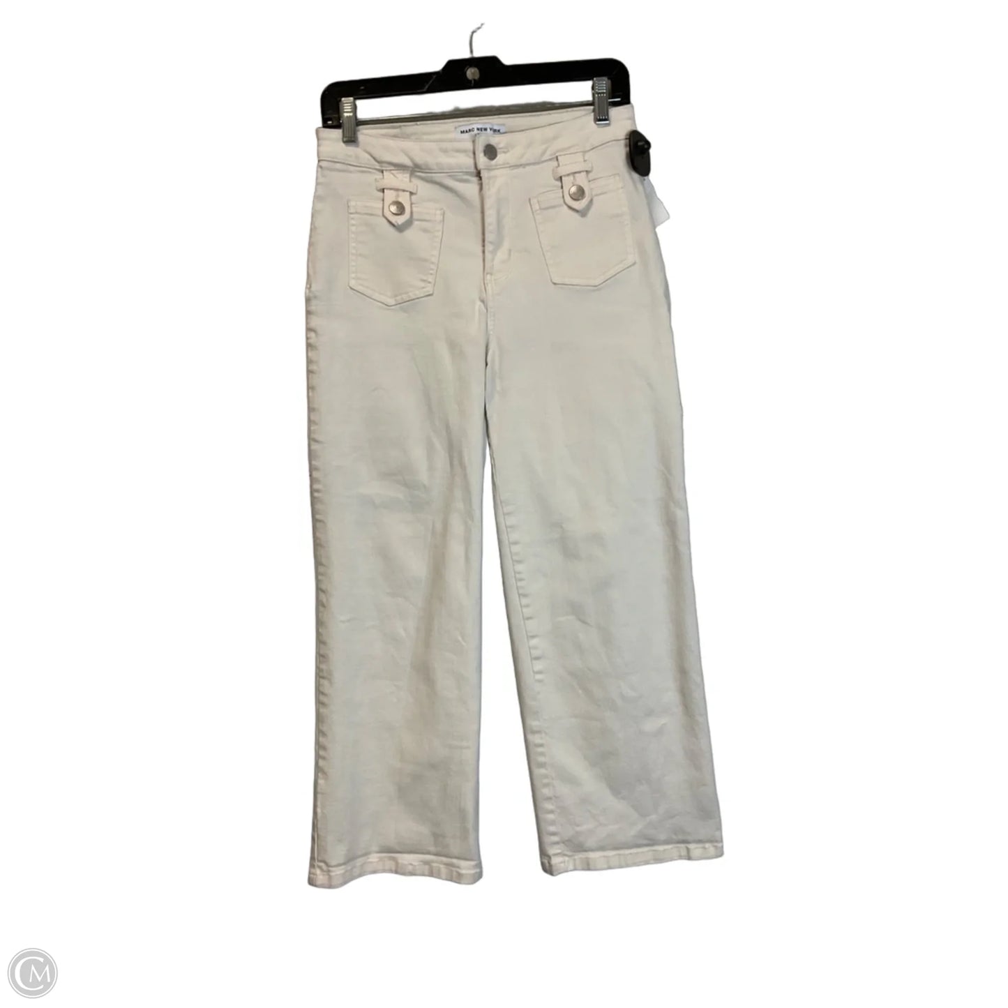 Pants Dress By Marc New York In Cream Denim, Size: 8