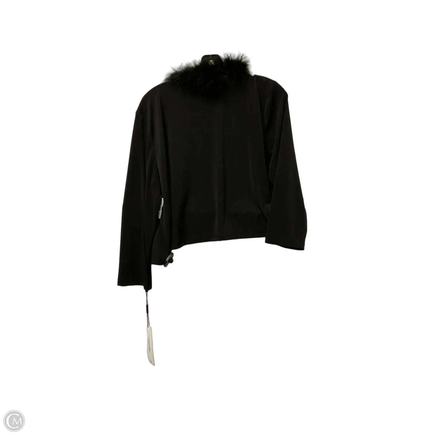 Cardigan By Calvin Klein In Black, Size: Xl