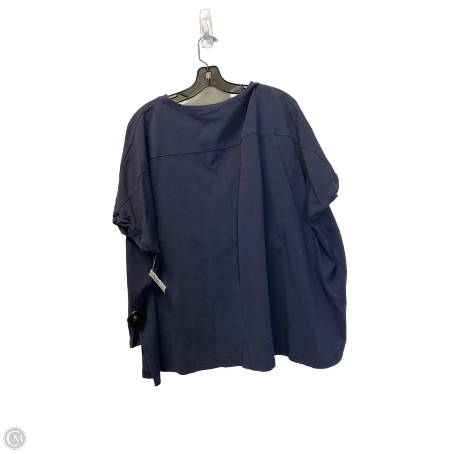 Top Short Sleeve By Fantastic Fawn In Navy, Size: L